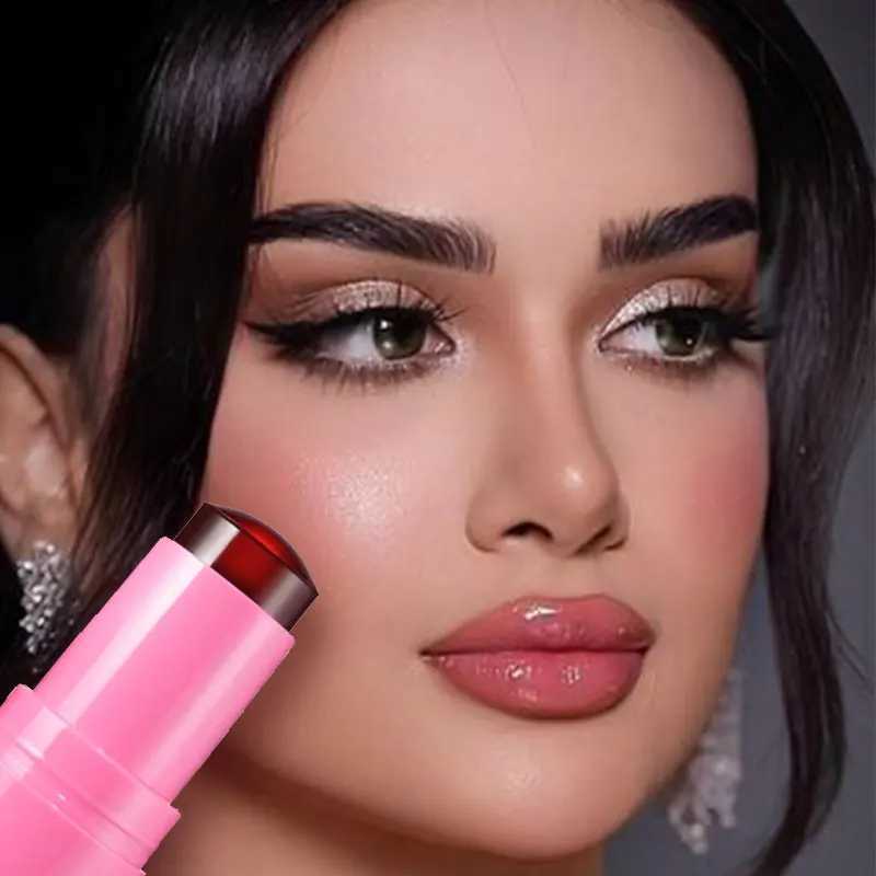 3-in-1 Cheek Lip Tinted Moistured B Stick Cheek Rouge Eyes Lip Brighten Cream Water Jelly Tint Stick Matte Contour MakeupXJ241225
