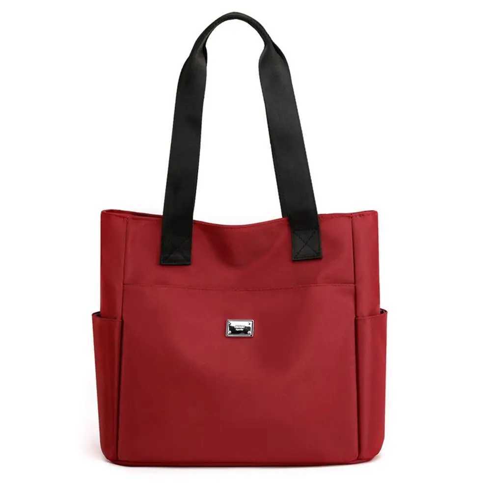 Lightweight Waterproof Nyl Shoulder Bag Large Capacity Handbag Tote Bags For Work School And Travel Shoulder BagsXJ241225