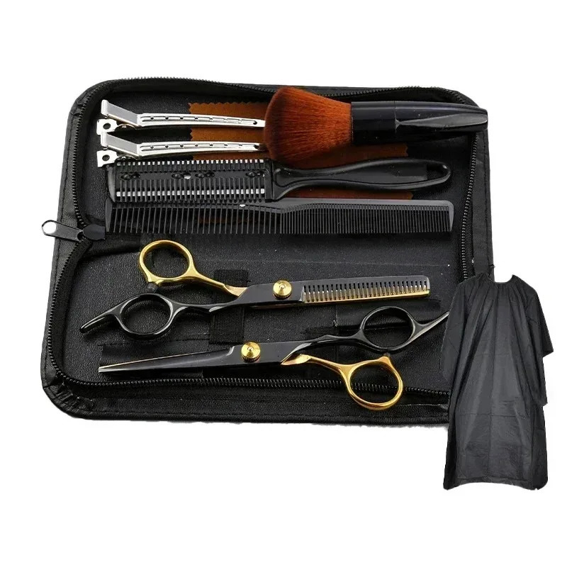 Hairdressing Scissors Set Hair Cutting Thinning Shears Set Professional Salon Stainless Steel Hair Scissors Hair Tools 241225