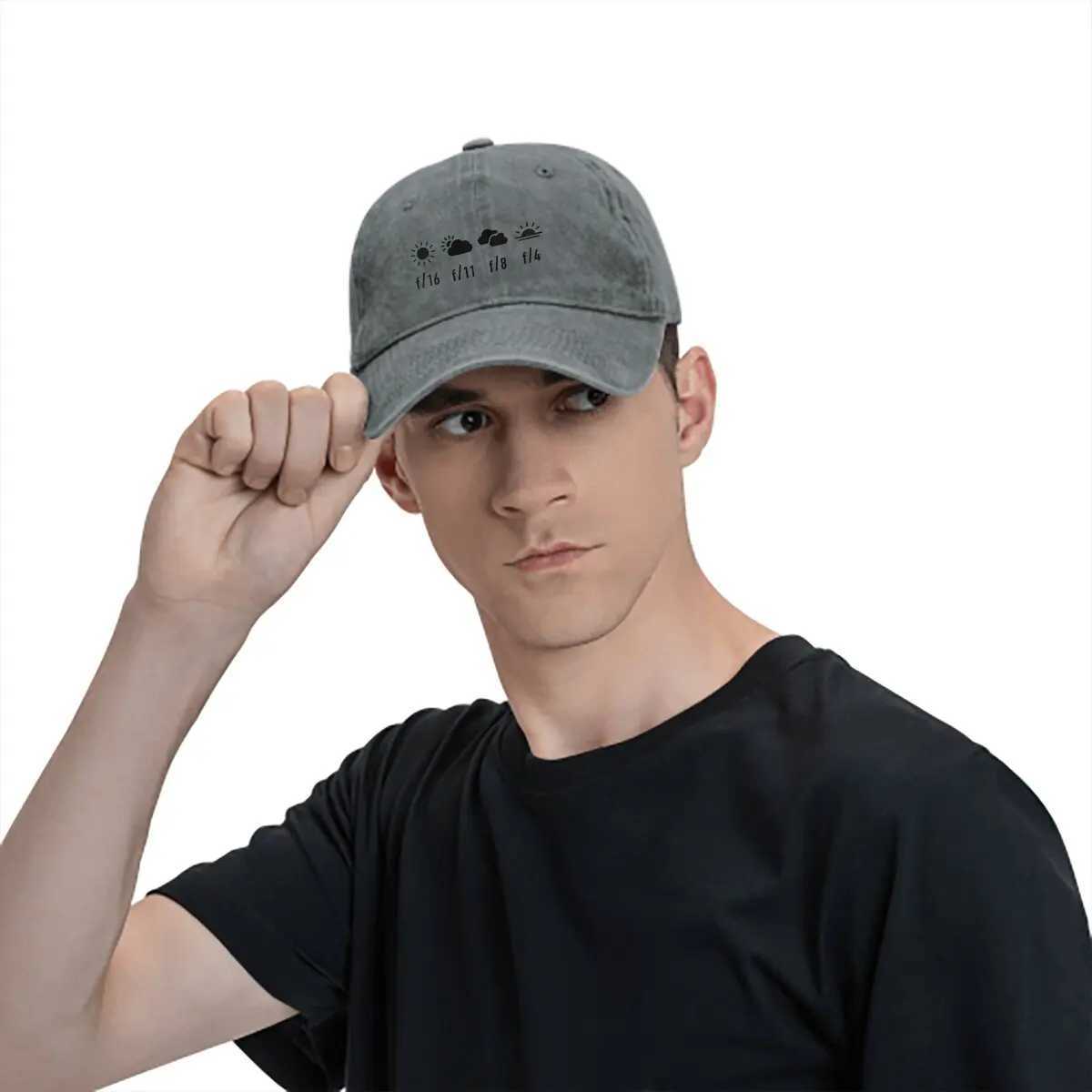 Summer Cap Sun Visor Sunny 16 EXPOSURE Hip Hop Caps Camera Patent Cowboy Hat Peaked Trucker Dad Hats W241225
