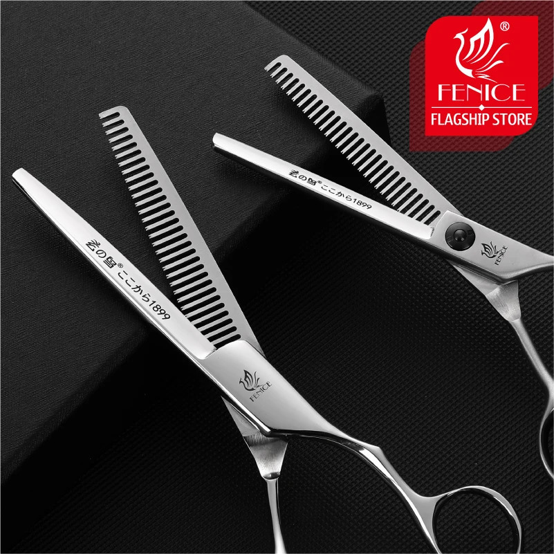 Fenice 5.5/6 inch hair thinning scissors hair scissors professional barber back hairdressing scissors thinning rate 20-25% 241225