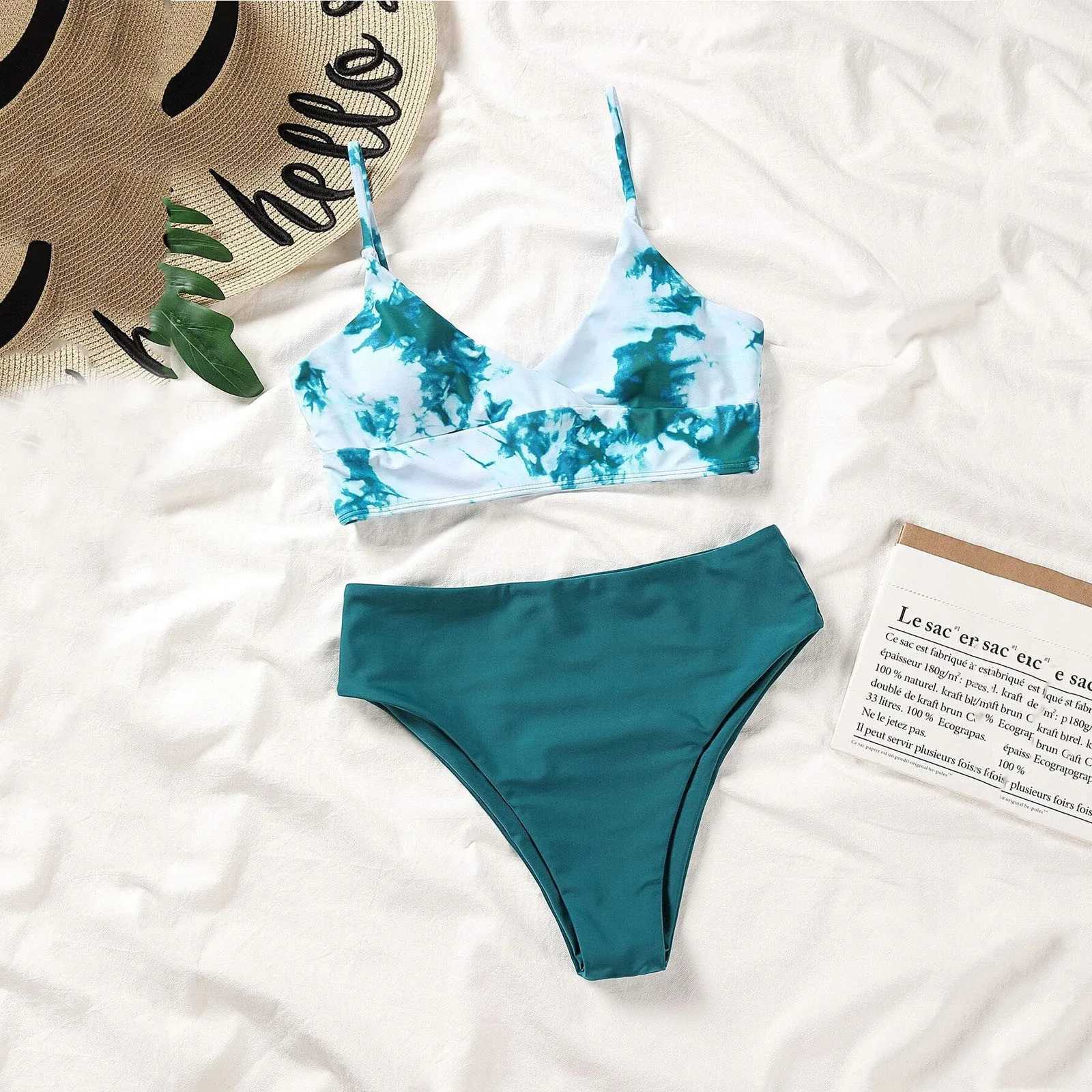 Womens Bandeau Bandage Bikini Set Push Up Brazilian Swimsuit Beach Wear SwimsuitW241225