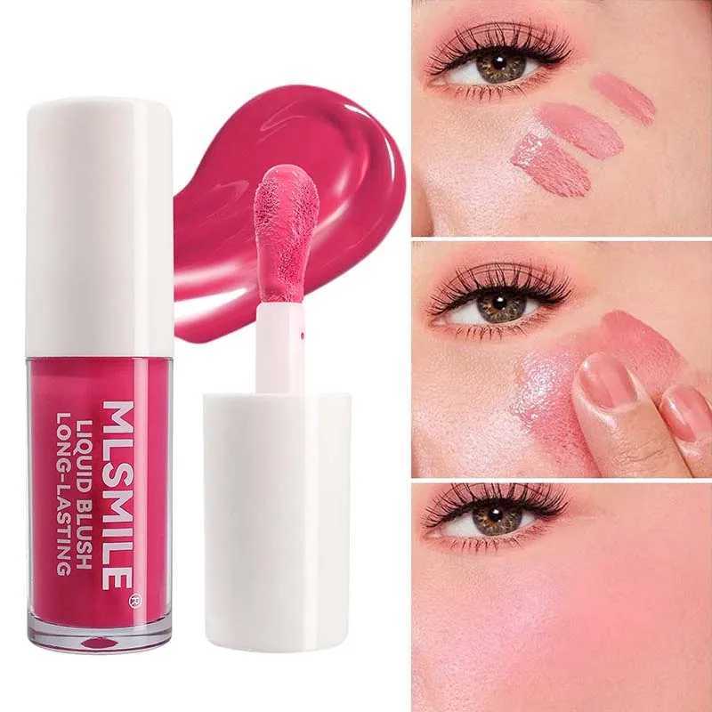 Liquid Highlighter Ber Matte Peach Red Cheek Tint Makeup Rich Pigment Moisturizing Cheekbone Contouring Dye Creamy BXJ241225