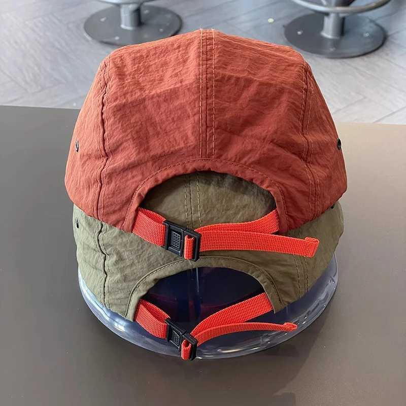 Soft top short Brim baseball cap suitable for women quick drying breathable adjustable foot cap JK sports outdoor hip-hop sun hat W241225