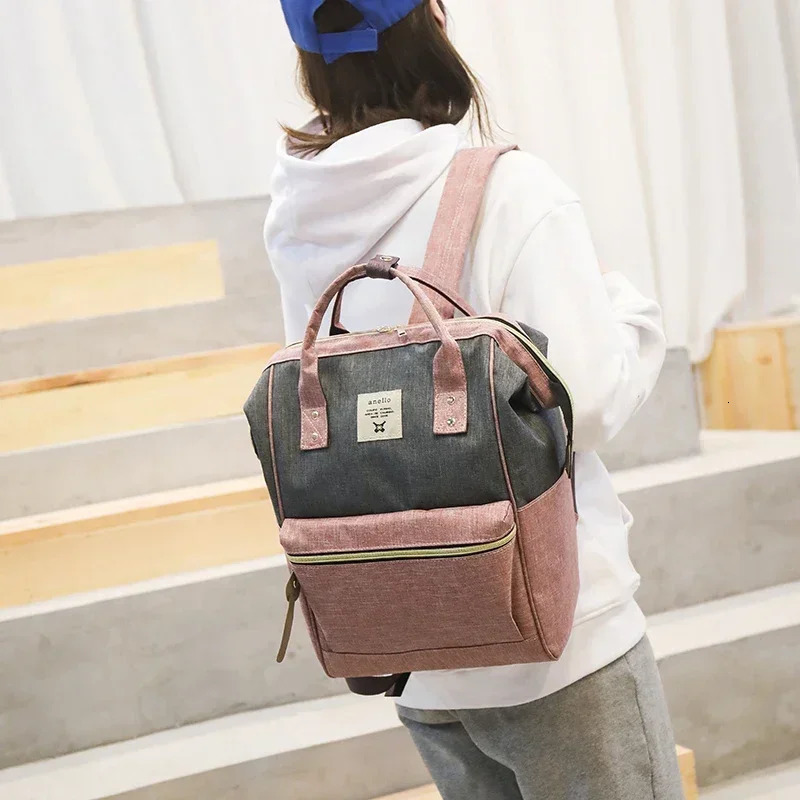 Korean Fashion Women Oxford Backpack Female College Student Campus Japanese School Bag Girls Large Capacity Outdoor Rucksack 241225