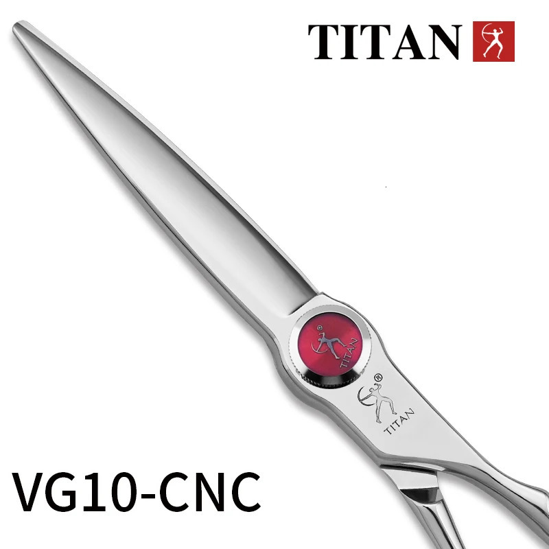 TITAN professional barber scissors hairdressing cutting hair japan vg10 steel 6inch high-end salon tool 241225
