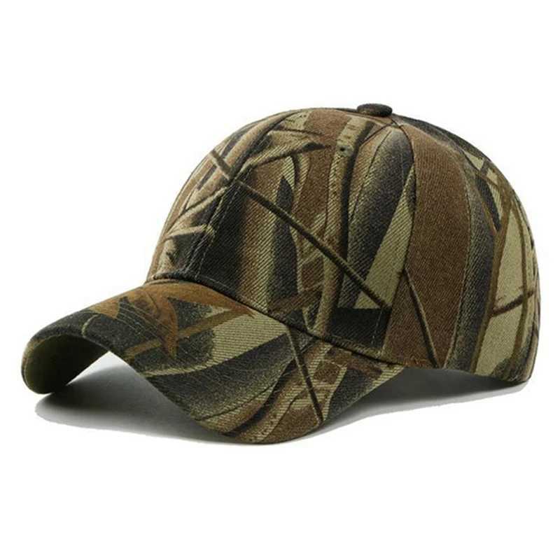 5 colors of biomimetic camouflage hunting and fishing hat jungle camouflage photography hat summer sunset baseball hat adjustable size W241225