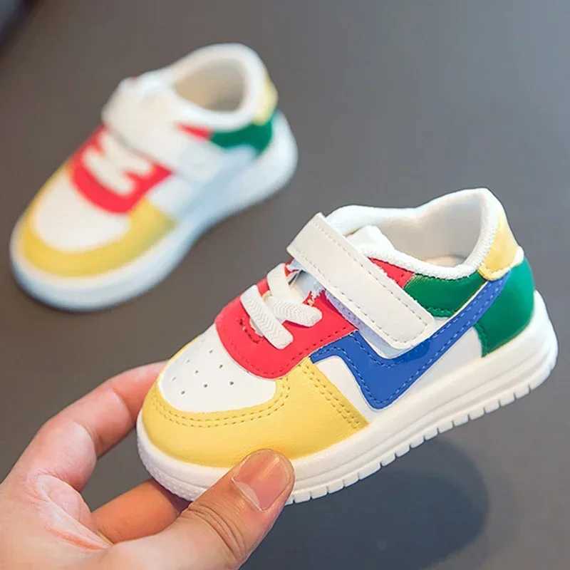 Athletic Outdoor New kids Sneakers Boys Girls Toddler non-slip Board shoes Fashion Leather kids Flats Baby Running Sports Shoe Infant Casual Shoe H241