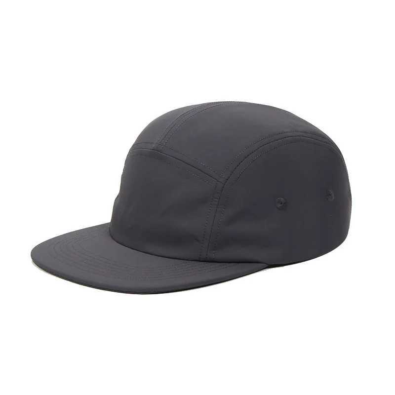 5-panel snap cap mens flat top skateboard cap womens large-sized baseball cap 55-60cm 60-62cm W241225