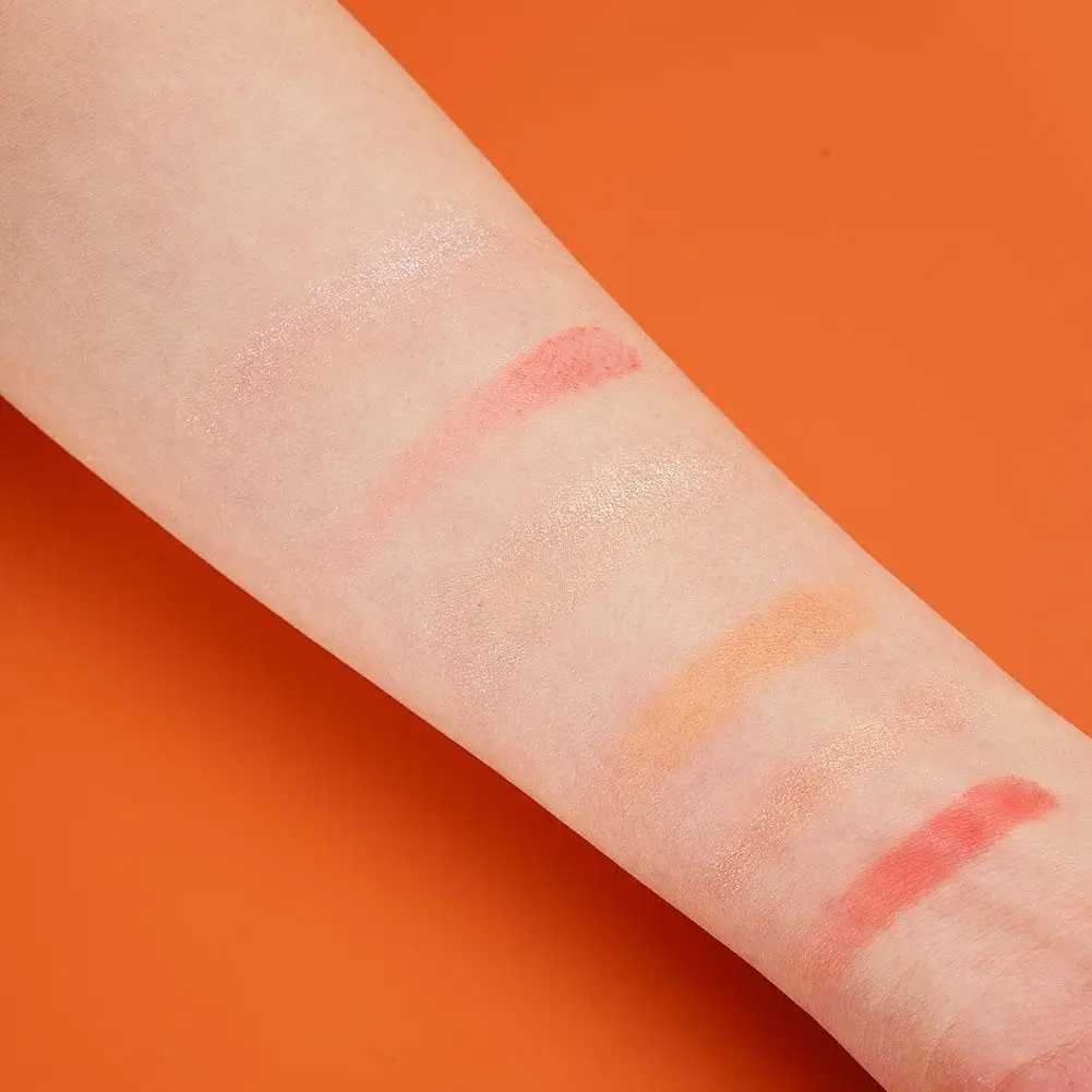 B Highlighter Powder Three Layers Of One Disc Shining Not Easy To Remove Makeup Matte l Fine Texture Significant ColorXJ241225