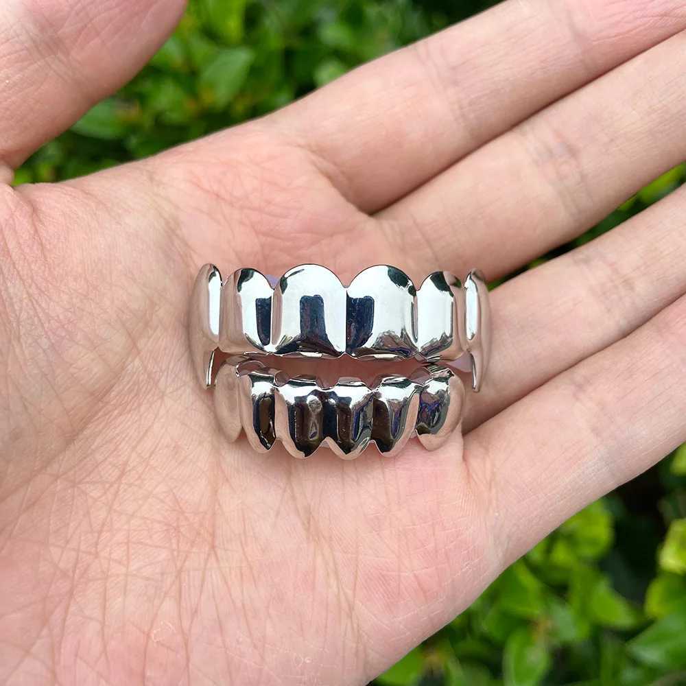 RACHELZ Hip Hop 6/6 Fangs Tooth Cs For Women Men Punk Teeth Grillz Rper Jewelry Gift Dental GrillXJ241225