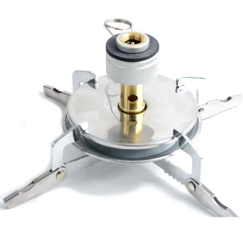Outdoor portable mini stove camping gas stove oven with piezo ignition
