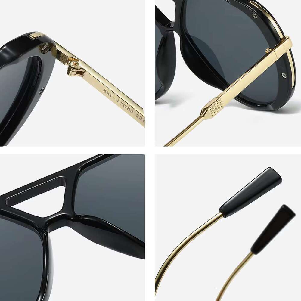 higher quality China Manufacturer Fashion Designer Sun Unique Sunglasses Double Bridge Uv400 Glasses