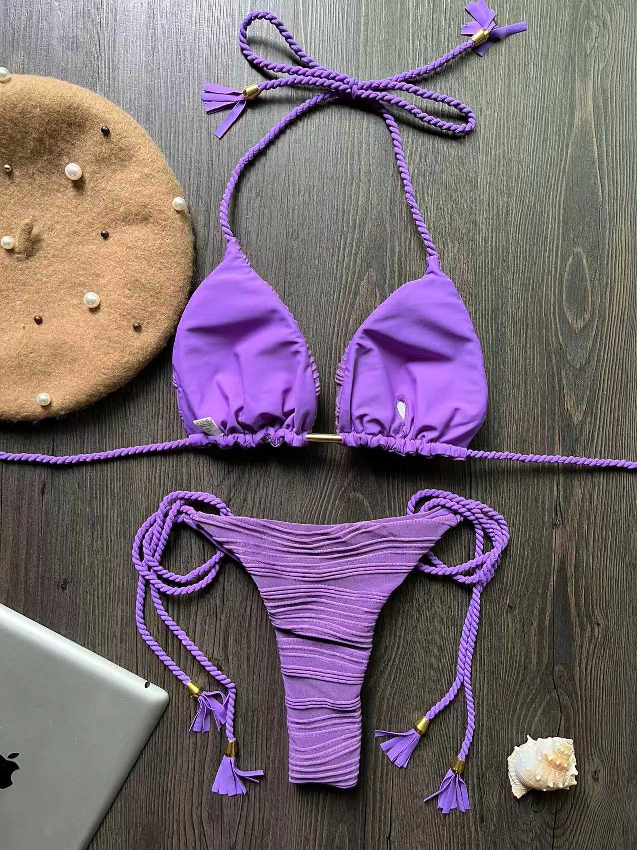 RUOTONGSEPT sexy bikini set 2024 swimsuit womens swimsuit push up thong Brazilian swimsuit beach swimsuit bikini swimsuitW241225