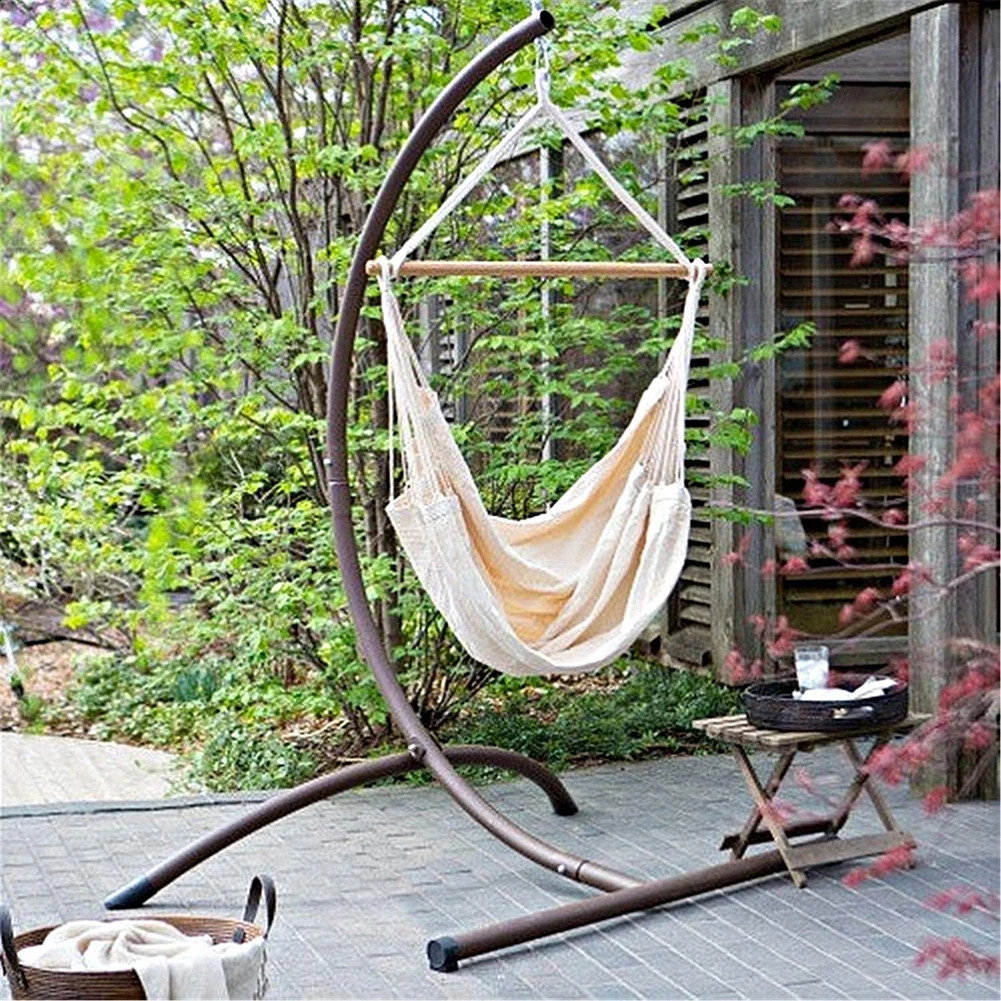 Portable Swinging Lazy Hanging Chair Outdoor Travel Hiking Camping Garden Pendant 241224
