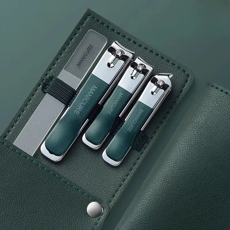 Manicure Set Professional Nail Clipper Kit Stainless Steel Manicure KitNail Care Tools Travel Manicure Grooming Kit Nail Clipp 241225