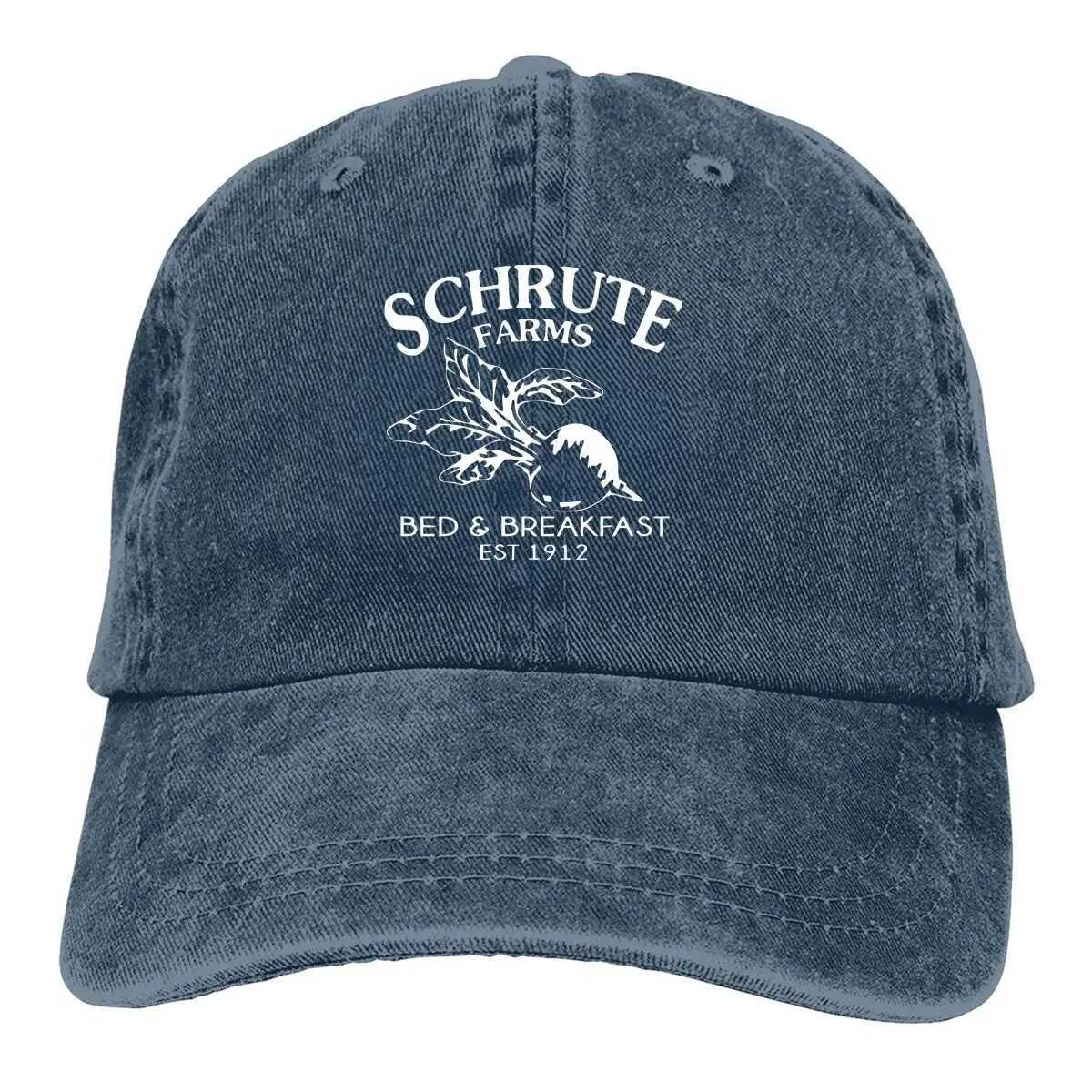 Schrute Farms Bed and Breakfast Baseball Hat Peaked Cap Office Sunshade Cowboy Hat Men Truck Driver Dad Hat W241225