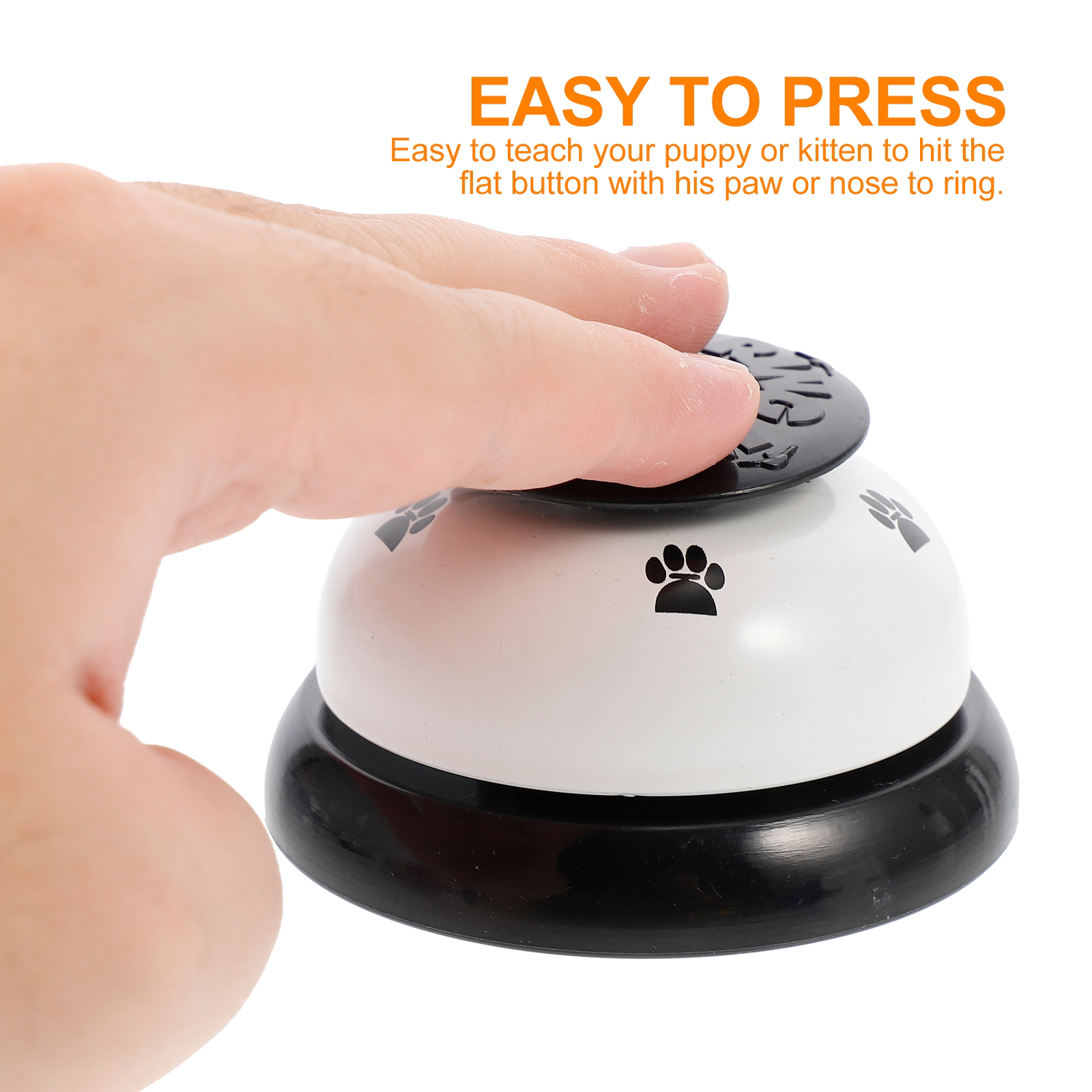 Bell Dog Training Pet Door Call Cat Dogs Puppy Go Trainer Outside Interactive Restaurant Ring Toilet Button Doorbell Pet Dog Toy