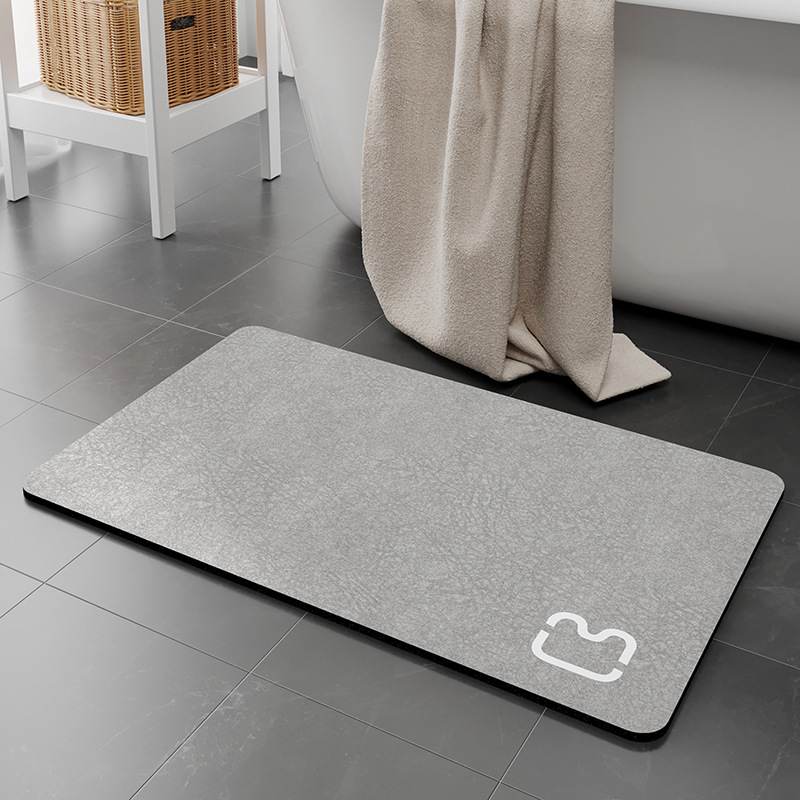 Bathroom Non-slip Floor Mats Bathroom Absorbent Mats Toilet Bath Quick-drying Foot Mats Restroom Door Mats