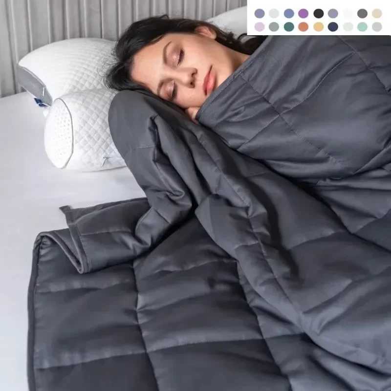 15lbs 20lbs 25lbs cotton Anxiety autism adult heavy weighted gravity blanket for adults therapy C251225