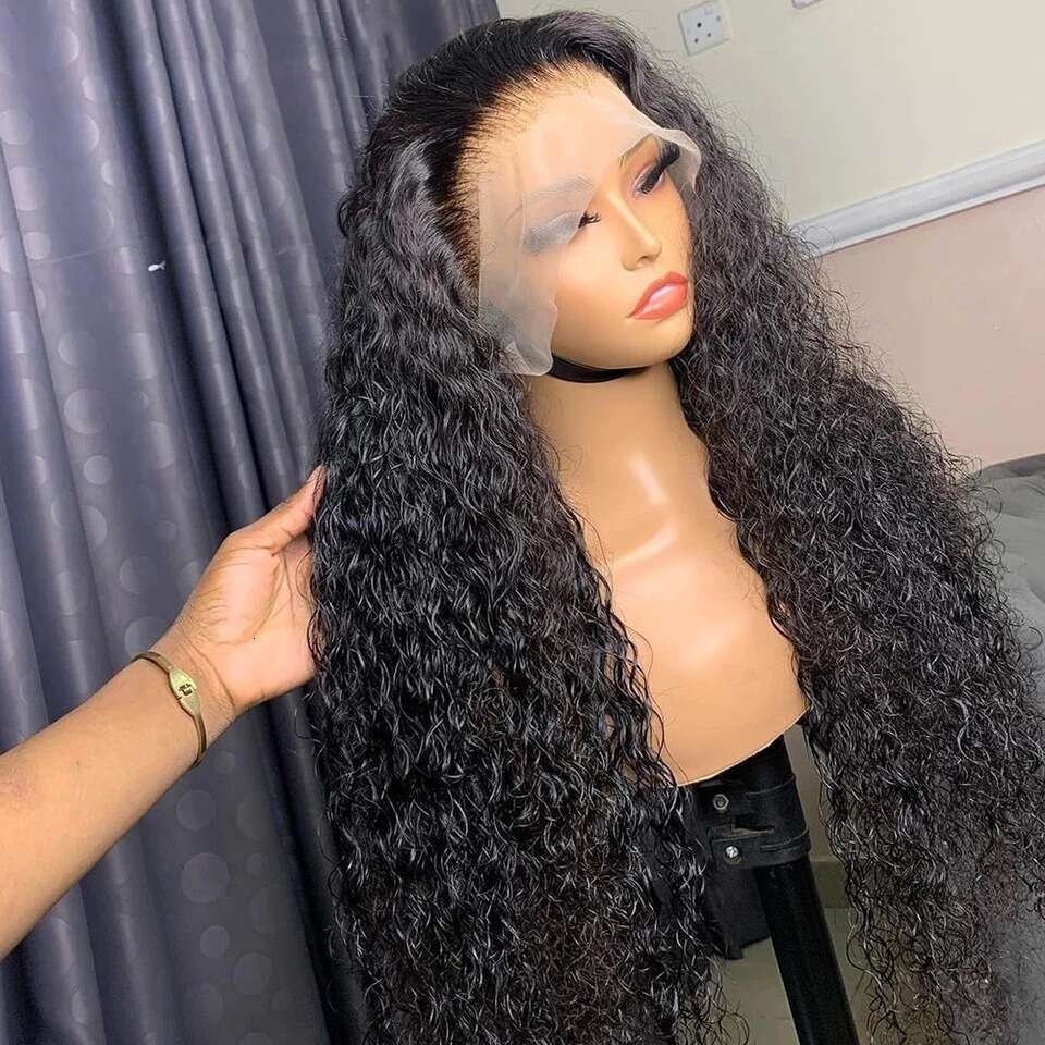 Front Small Roll 13 * 4 Lace Wig Full Headband Mixed Human Hair Wigs Kq1 Kq1