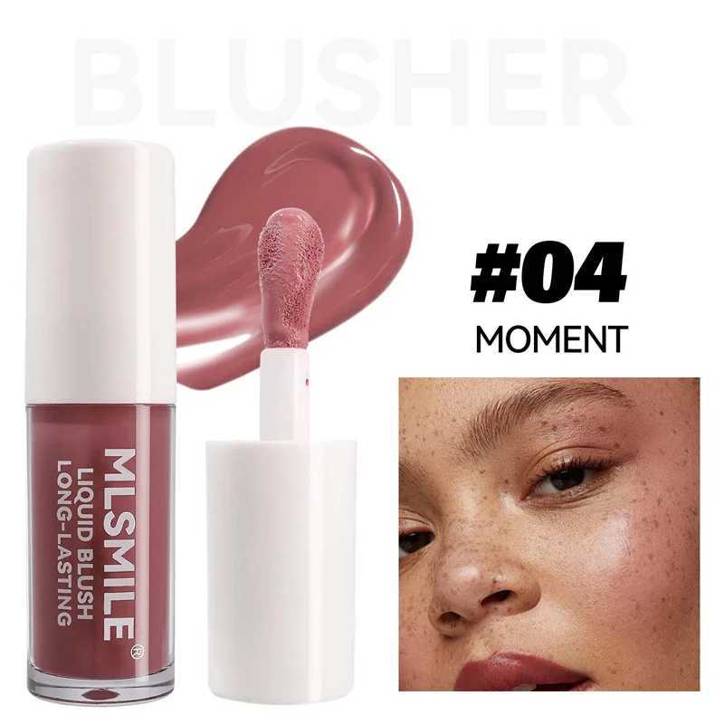 Liquid Highlighter Ber Matte Peach Red Cheek Tint Makeup Rich Pigment Moisturizing Cheekbone Contouring Dye Creamy BXJ241225
