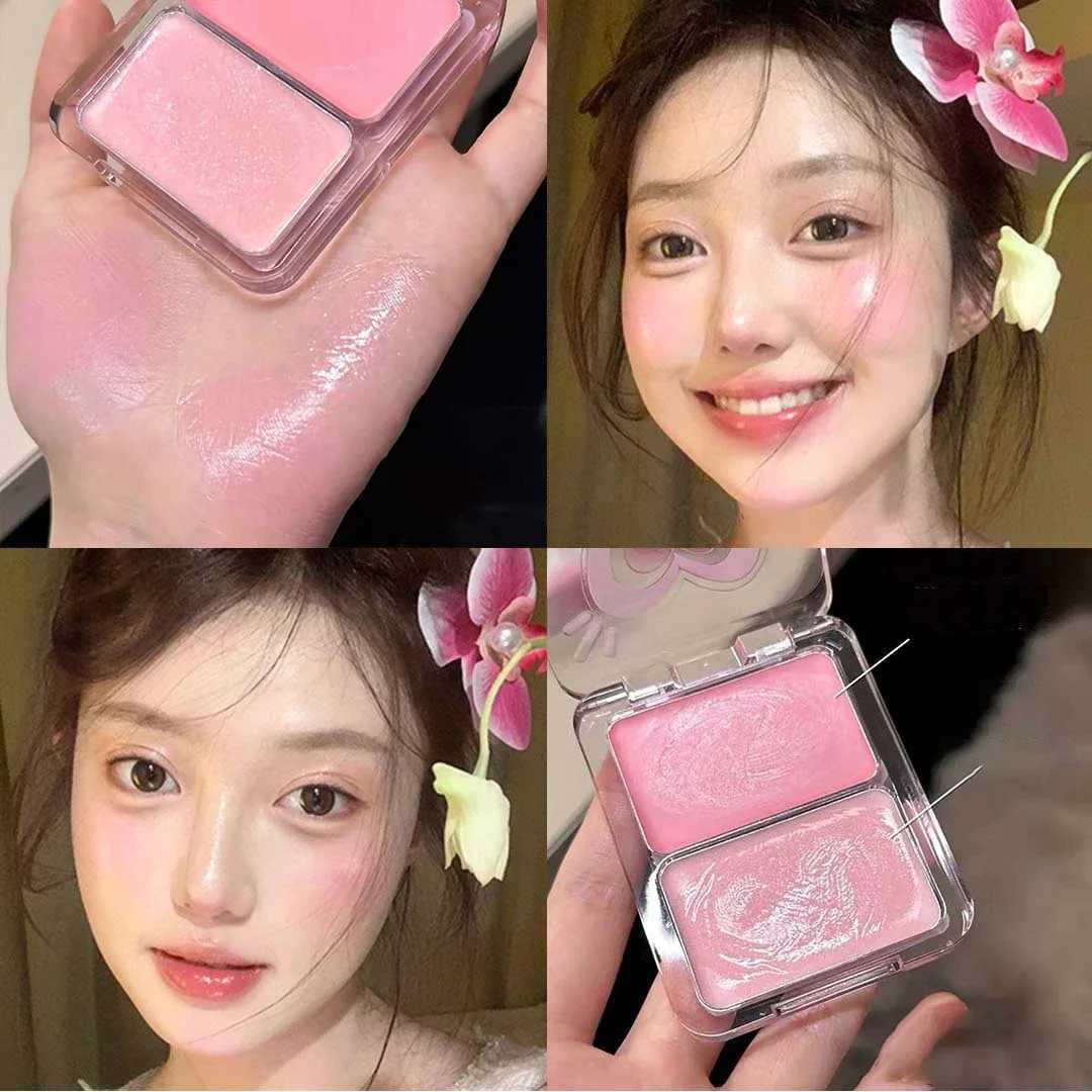 Water Shining Cheek B Highlighter Cream High Gloss Glitter Rouge Natural Brighten Face Contouring B Highlighter MakeupXJ241225