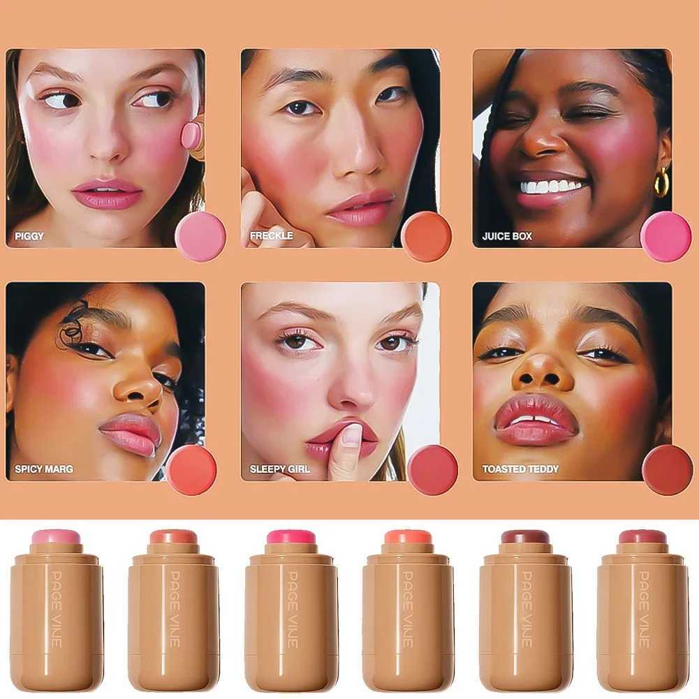 6 Colors Cheek Beauty Pocket B Stick Lip Tinted Moisturing Silky B Cream Ber Tubes Matte Contour Makeup CosmeticsXJ241225