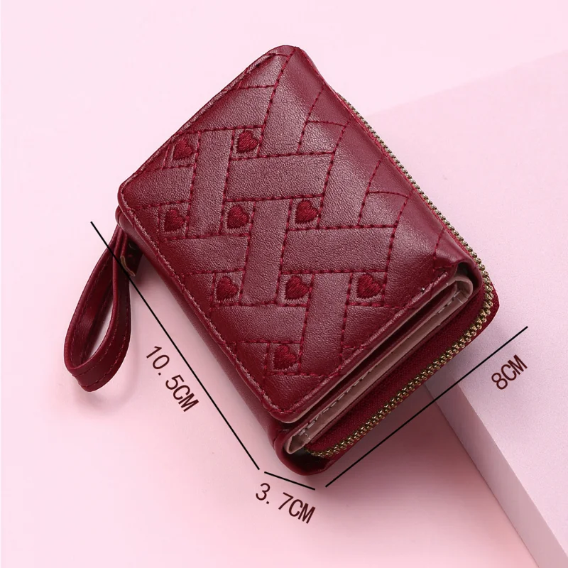 designer Wallets for Women Cute Wallet Luxury TLXT Lady Pink Purse Womens Small Women Leather Wallet Coin Purse Womens Wallet Designer