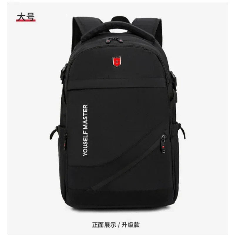 Backpack Mens large capacity business travel bag Computer backpack hiking bag junior high school student bag 241225