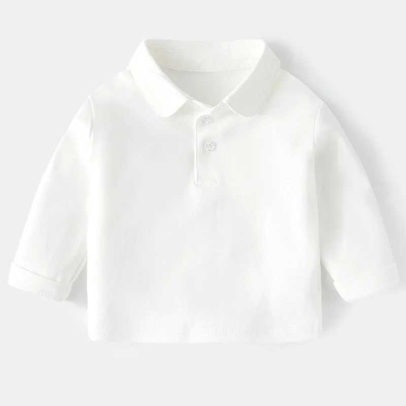 Baby POLO Shirt Long Sleeve T-shirt Boys Baby Girls Backing Spring Dress Kids Top Kids Shirt Casual WesternizationXJ241225