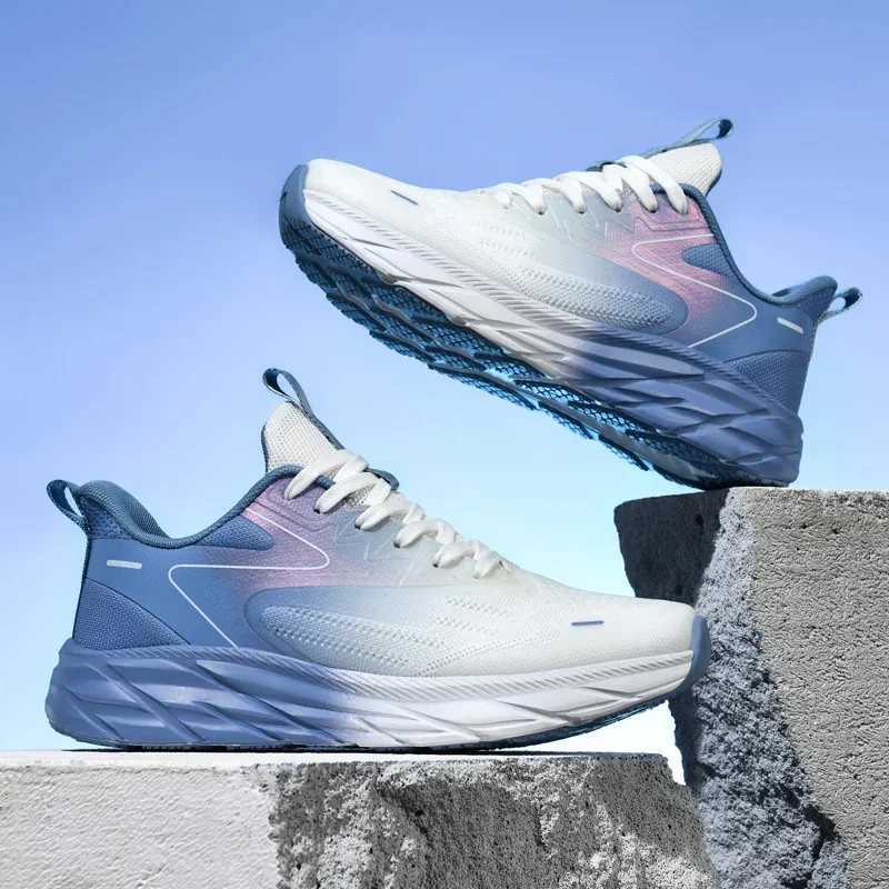 Big Size Running Shoes Men Women Sports Shoes Summer Sneakers Outdoor Jogging Athletic Training Shoes Soft Cushioning BreathableC250304