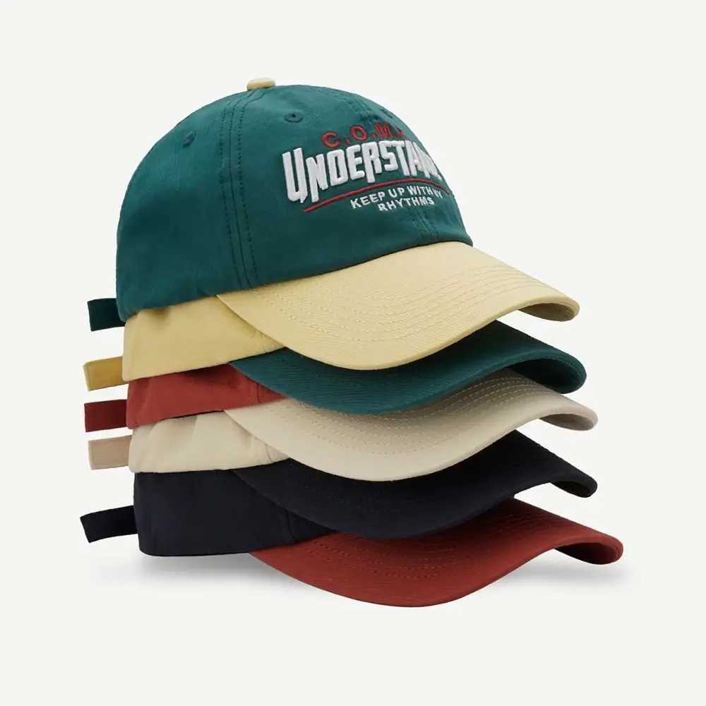 Small face baseball cap INS style letter embroidery sun protection hip-hop hat pea hat for teenagers W241225