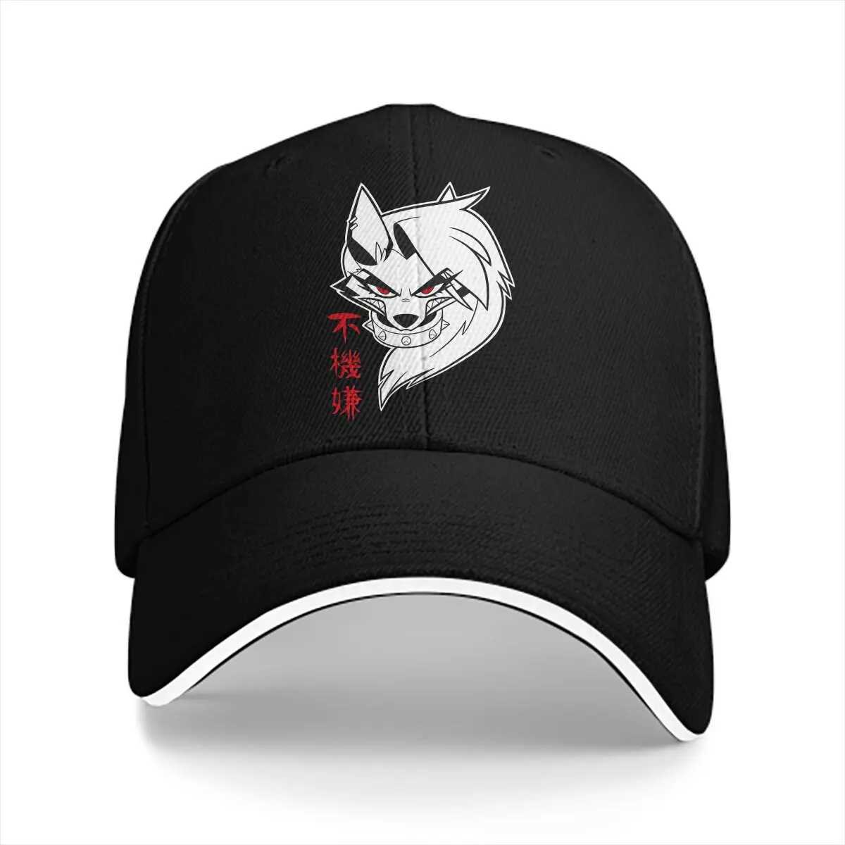 Solid color dad hat Loona casual hat Sun vision hat Helluvaboss Peaked hat W241225