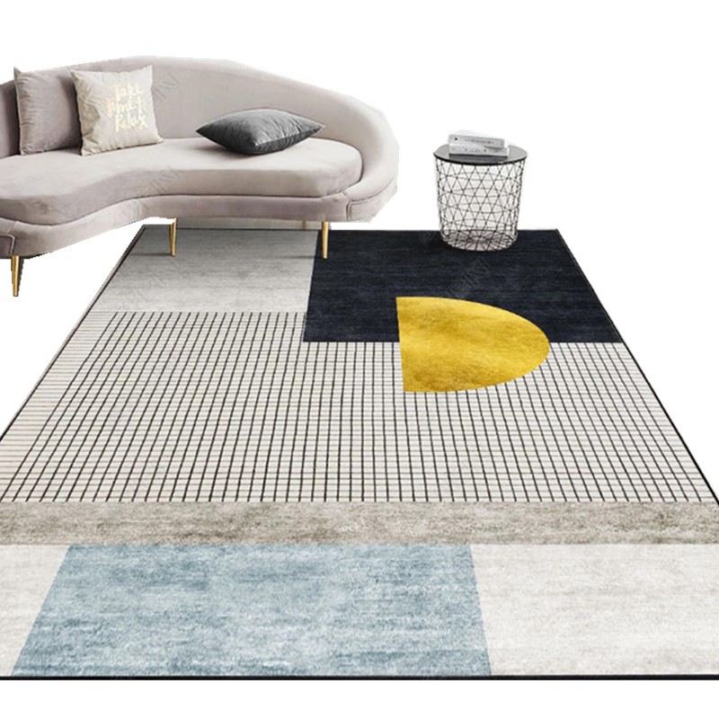 5127-Cozy Living Room Carpet Floor Mat Sofa Tea Table Bedroom Bedside Non-Slip Blanket