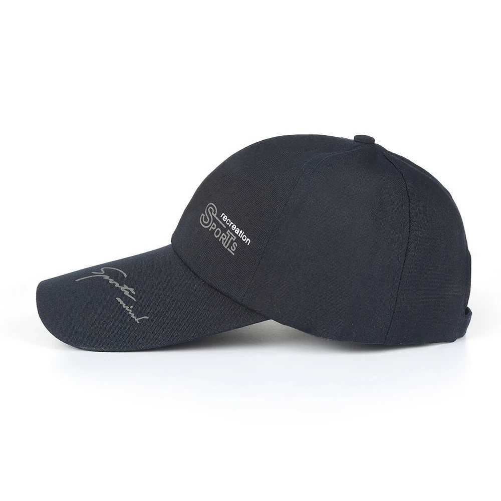 Outdoor sports baseball cap letter printed foot cap mens breathable sun protection bicycle fishing climbing sun hat W241225