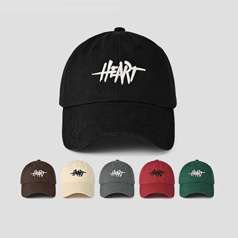 Embroidered letter baseball cap solid color foot cap suitable for men and women adjustable outdoor sunlight cotton casual snap cap W241225