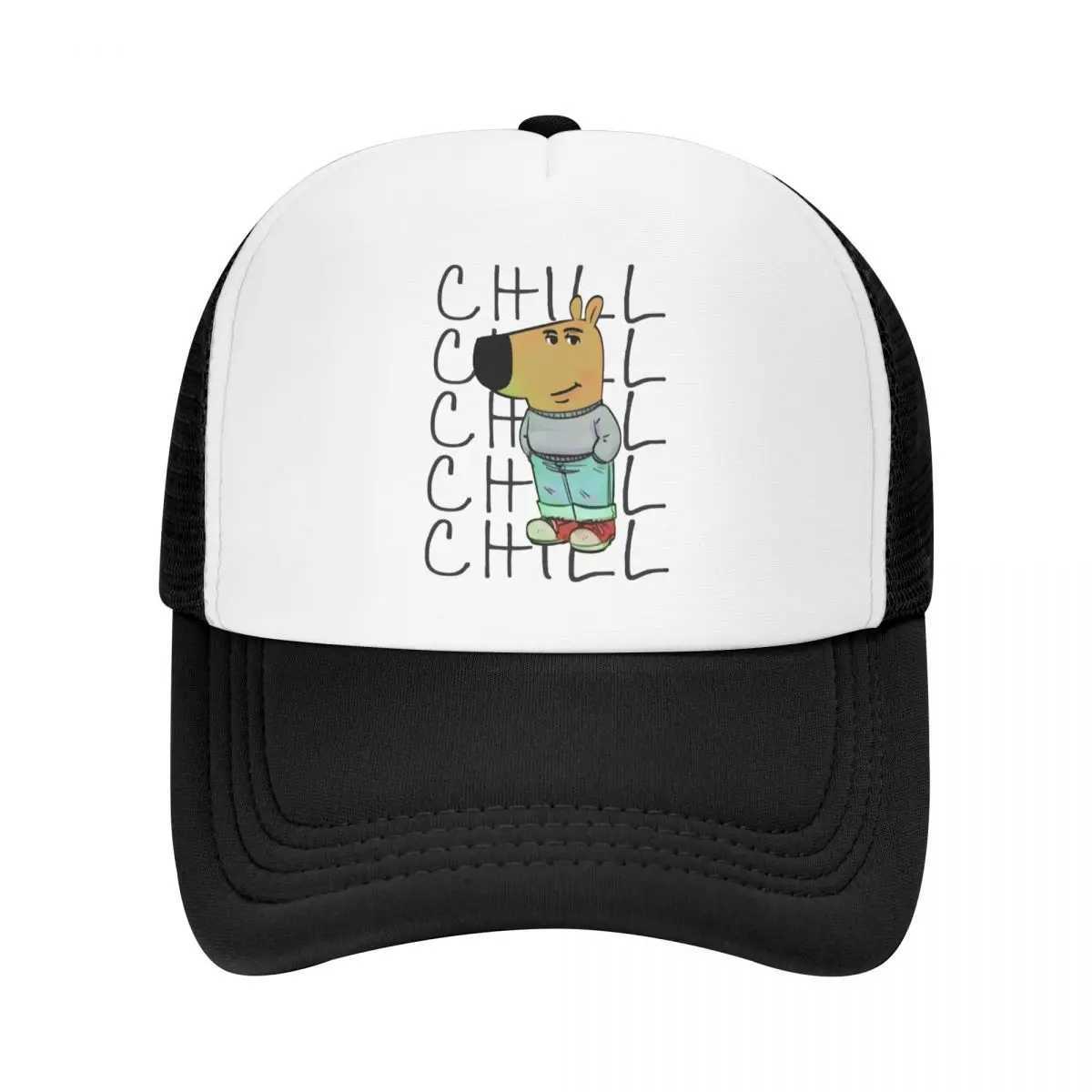 Just a calm guy fun coin meme baseball cap mesh cap washable toe cap for adults W241225