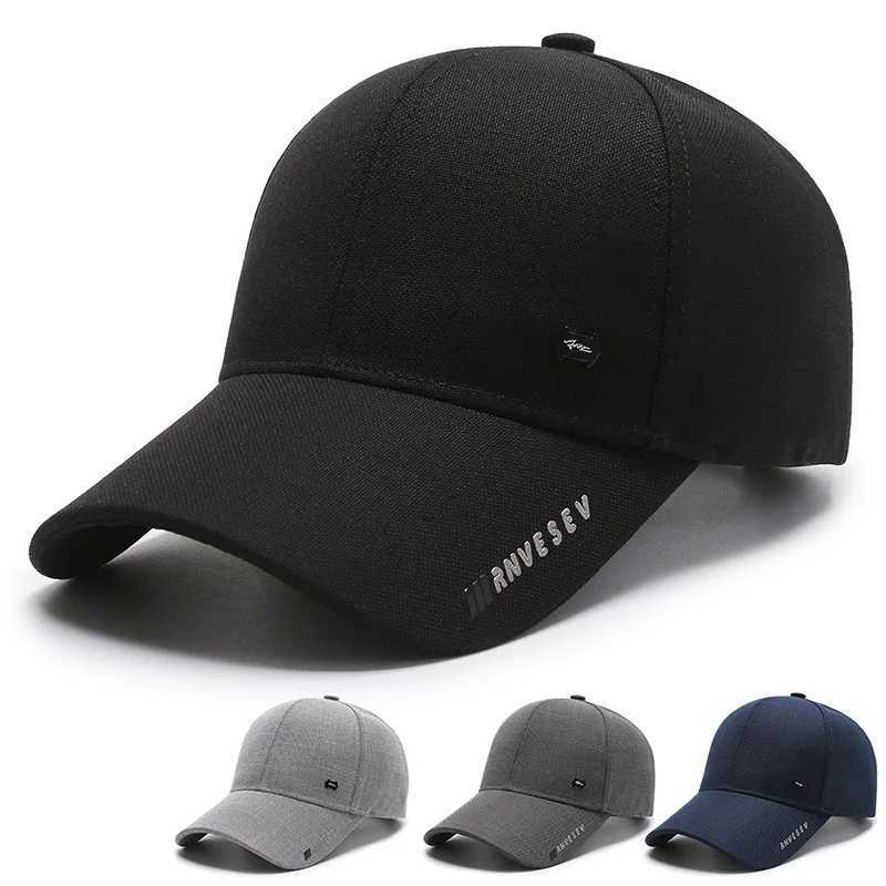 High quality baseball cap mens baseball cap 2021 new dad cap truck cap outdoor sports cap solid color adjustable foot cap W241225