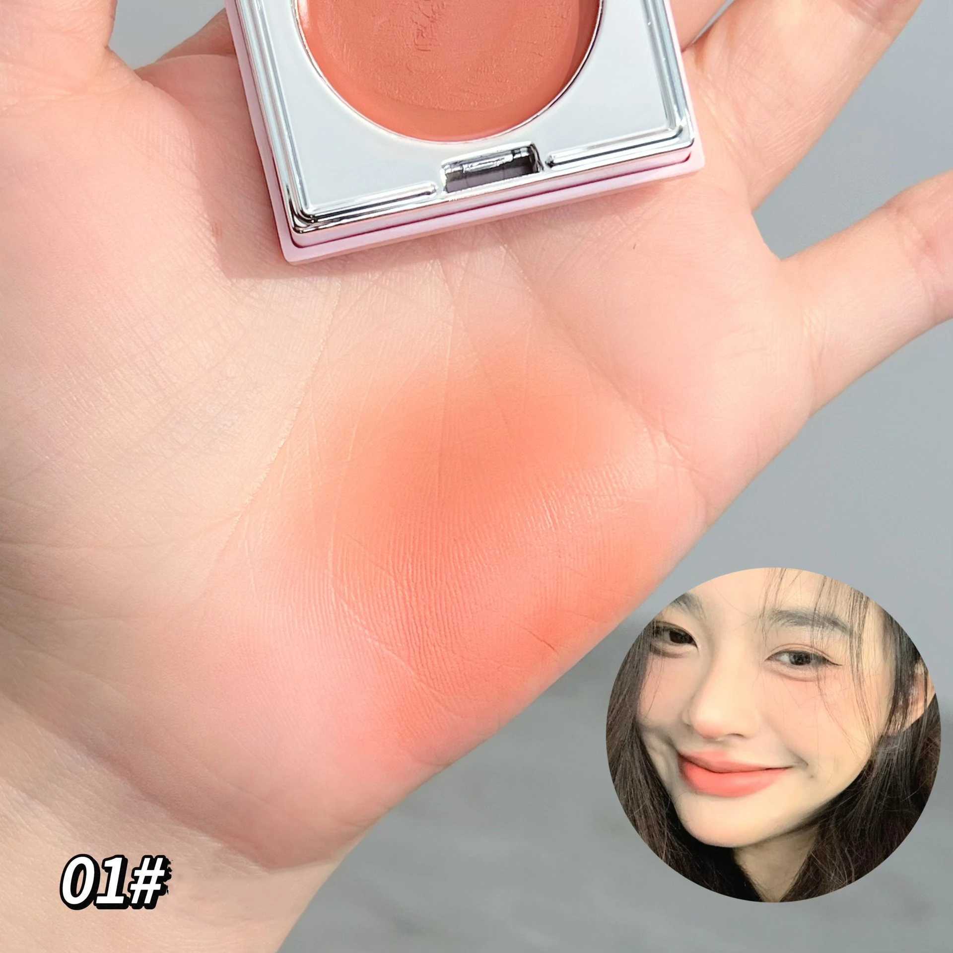Matte Natural Mud B Lipstick Cream 3 in1 Lasting Brightening Moisturizing Lip Cheek Eye Balm Face Ber Waterproof MakeupXJ241225