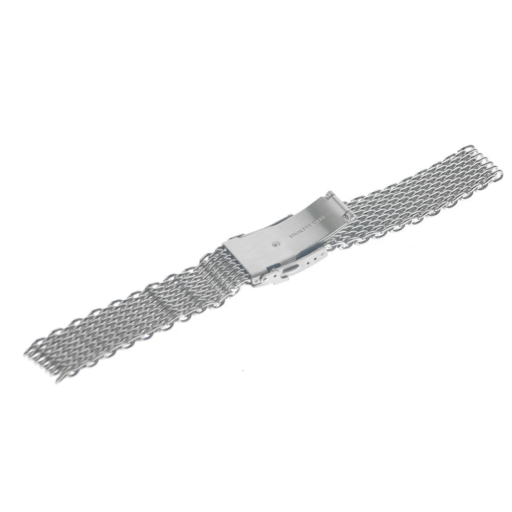 Shark Watch Stainless Steel Shark Mesh Watch Band Strap Accessories 18 20 22 24mm Bracelet 241225