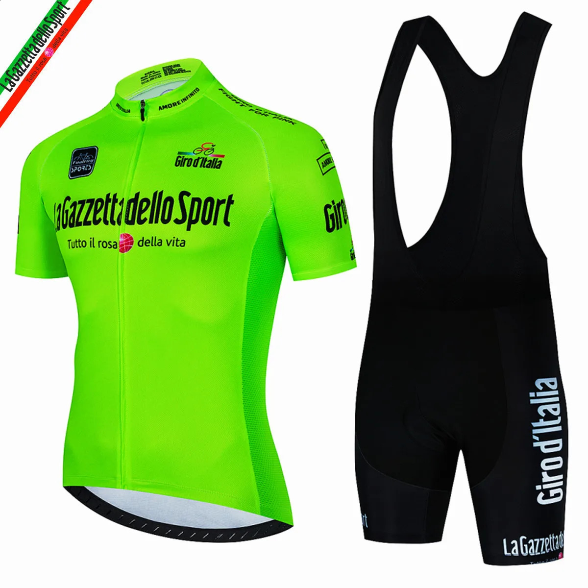 Italy Tour Bicycle Clothing Bicycle Shirt Set Summer Road Cycling Short Sleeve Bicycle Clothing Mens Mtb Shirt Set Sportswear 241224