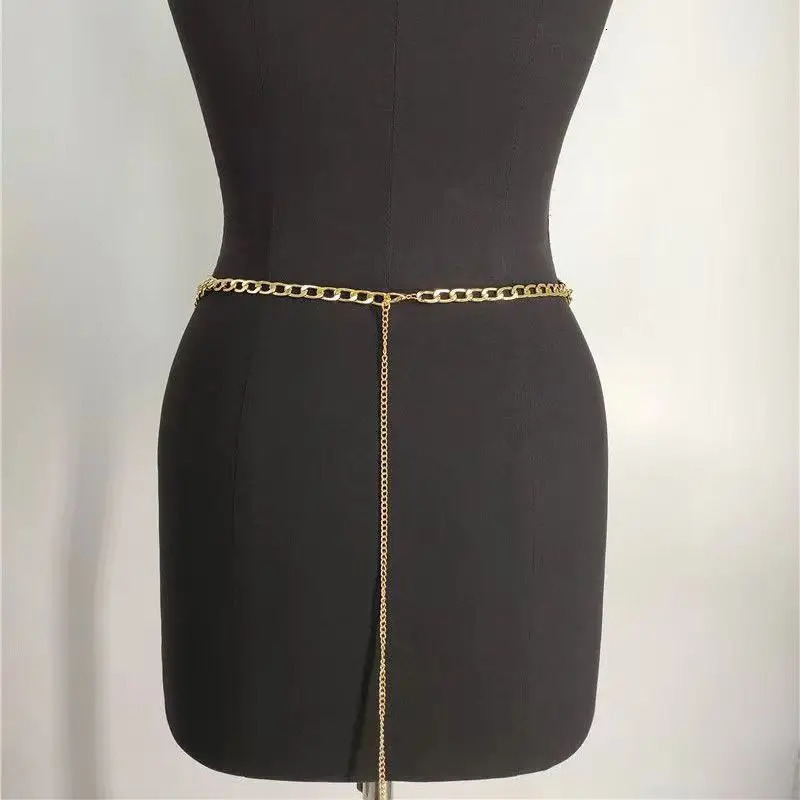 Retro Womens Belt Fiery Sun Metal Chain Waist Chain Versatile Ethnic Style Summer Fashion Body Chain Charm Jewelry 241225