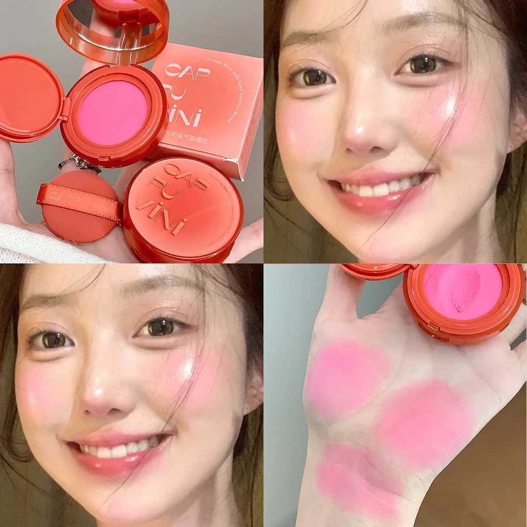 Soft Smooth B Cream Mud Pink Rose Brightening Expanding Color Long-lasting Moisturizing Cheek Tint Face Rouge High PigmentXJ241225