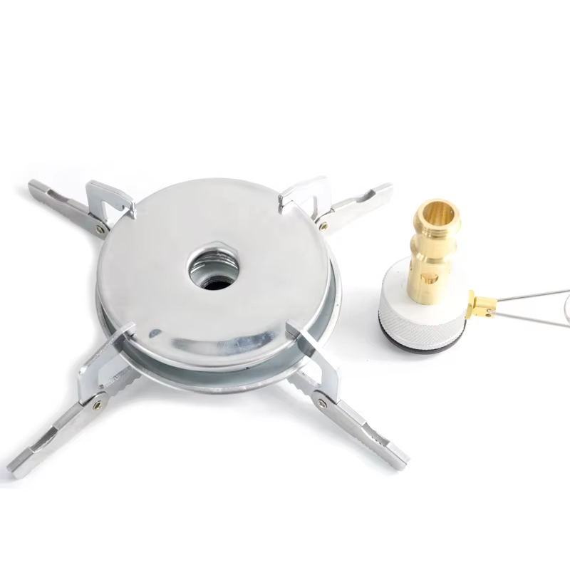 Outdoor portable mini stove camping gas stove oven with piezo ignition