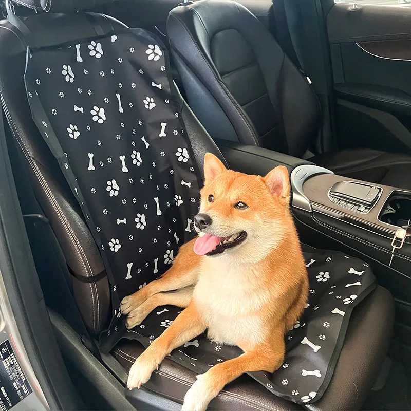 Dog Car Seat Covers Pet Car Mat Waterproof Oxford Cloth Diaper Mat Dog and Cat Co-pilot Seat Cushion Outdoor Travel Cat and Dog Mat H250211