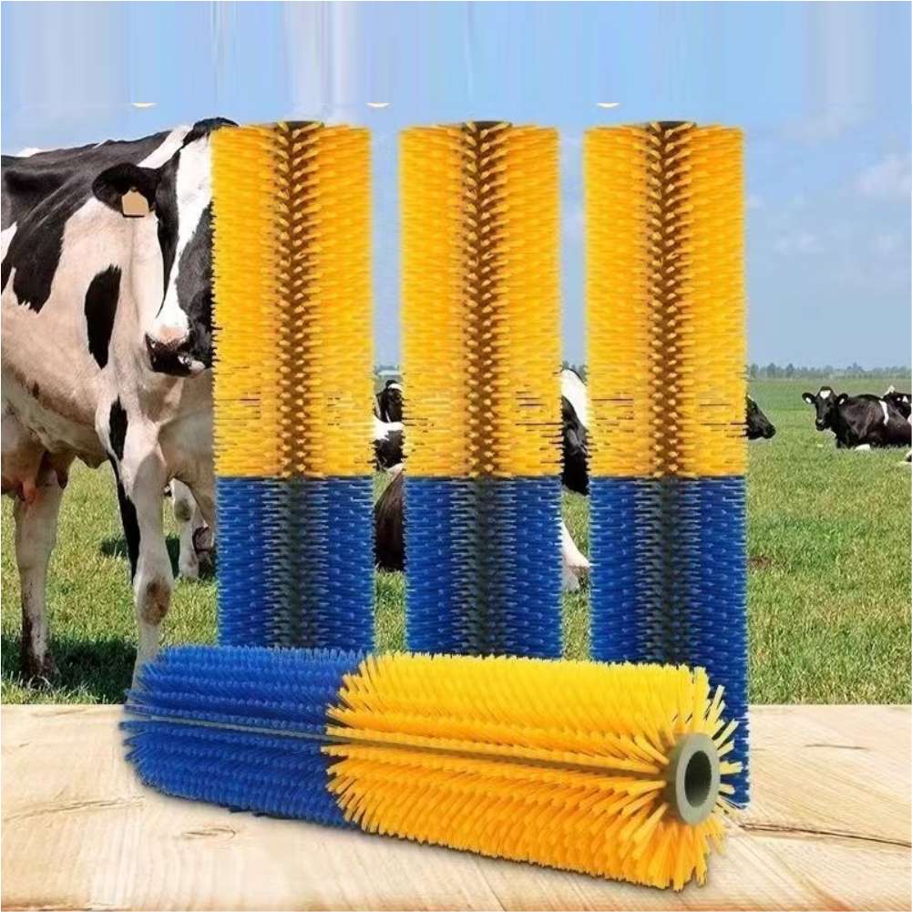 Roller Cleaning Brush Cow Body Brush Cow Scratching Rotating Stick Cow Massage Scratching Tool Farm Horse Cow Sheep Itch Tool