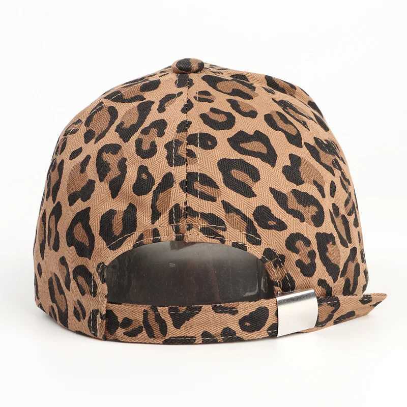 Leopard Print Cotton Baseball Hat Mens Snap Hip Hop Hat Spring/Summer Sunglasses Neutral Adjustable Foot Cap W241225