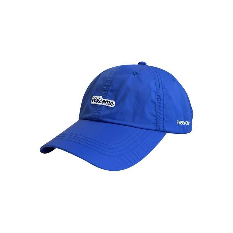 Outdoor lightweight quick drying hat red baseball cap summer Korean hippie sun protection foot cap W241225