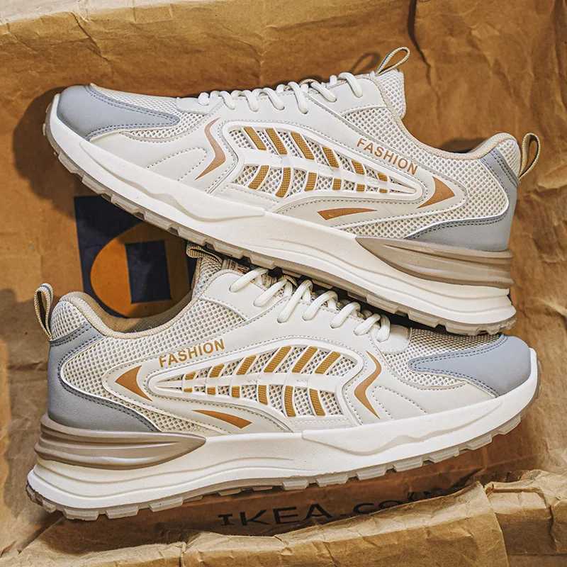 Comfortable Men Running Shoes Thick Soled Wear-resistant Summer Sneakers for Men Casual Shoes Running Male SneakersC250304